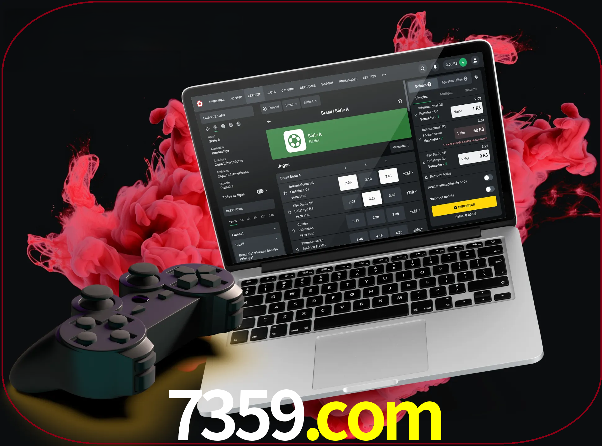 Visite a secção especial de jogos de vídeo em 7359 para descobrir em que jogos pode apostar e ganhar muito dinheiro.