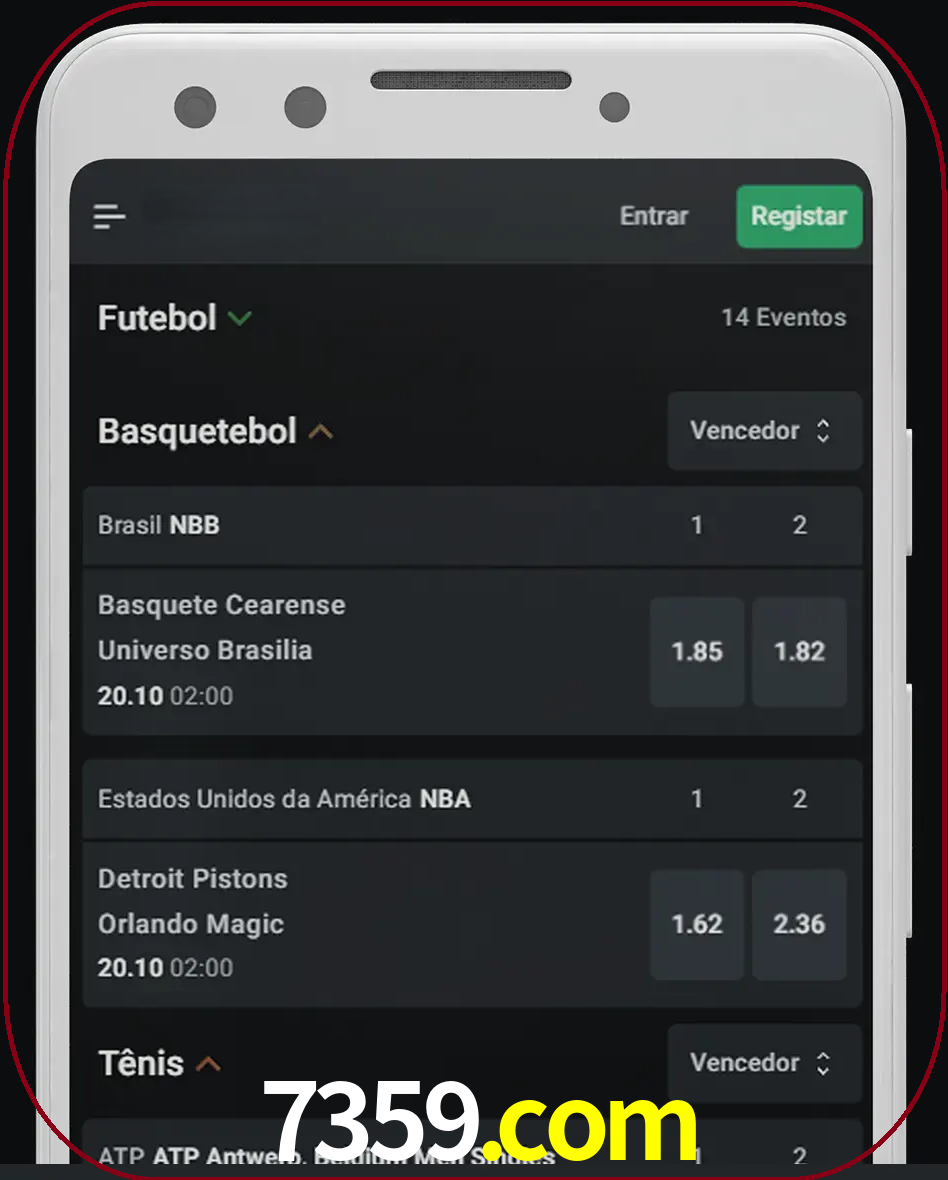Aposte e assista aos esportes em formato ao vivo.